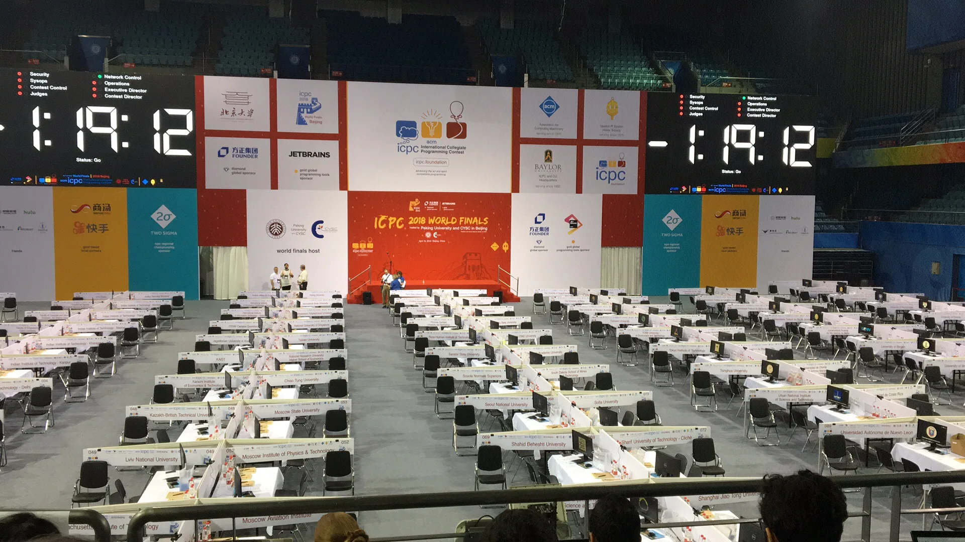 ICPC 世界总决赛 2018 比赛现场