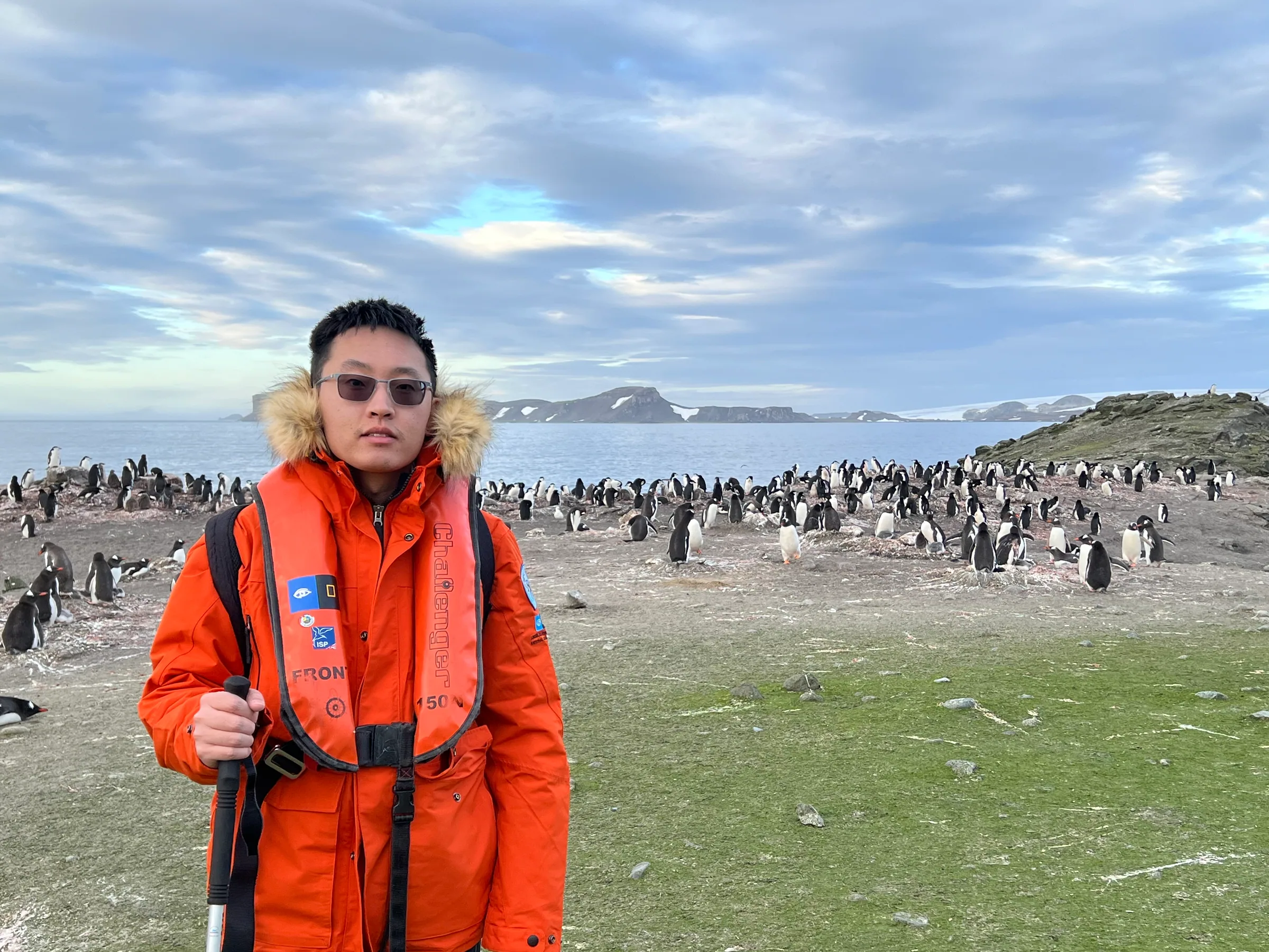 在南极拍摄的第一张旅行肖像