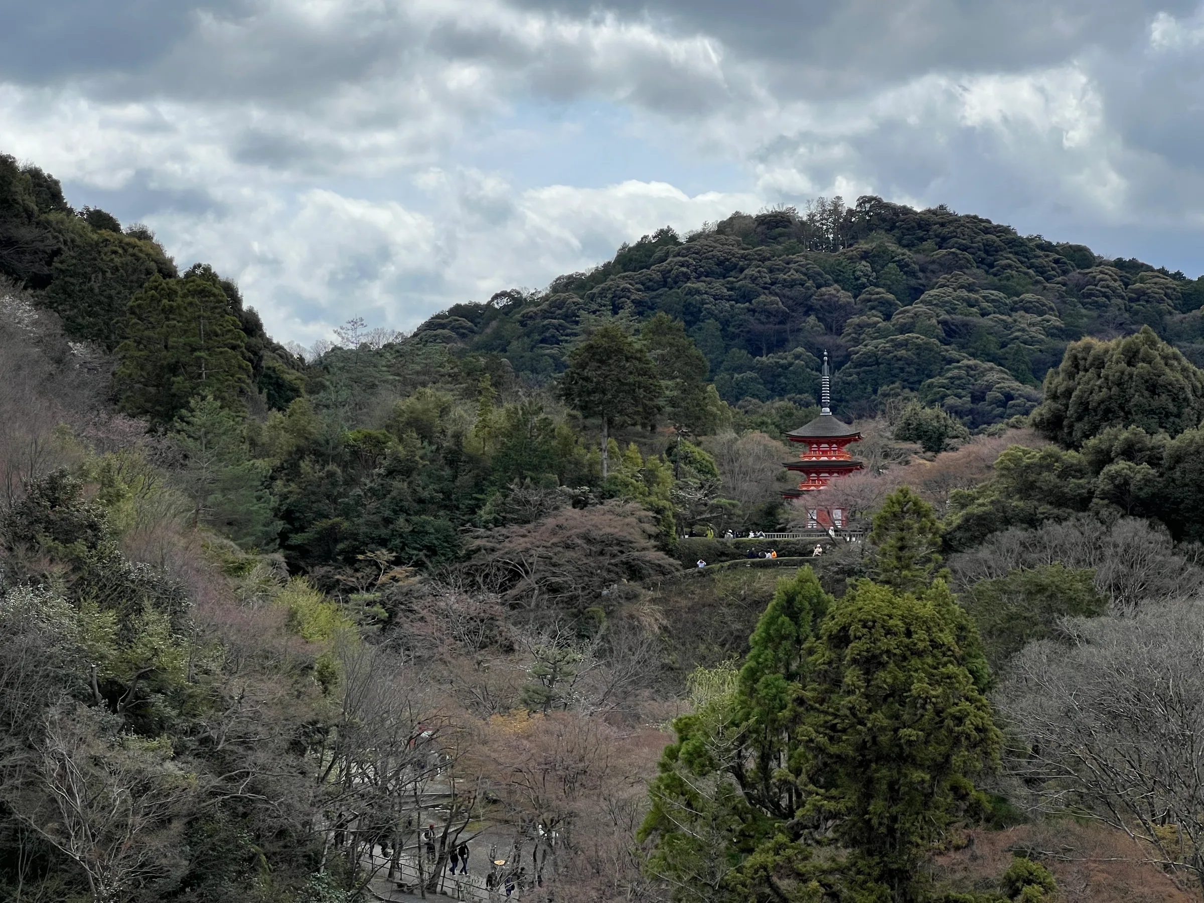 清水寺山上的京都景色