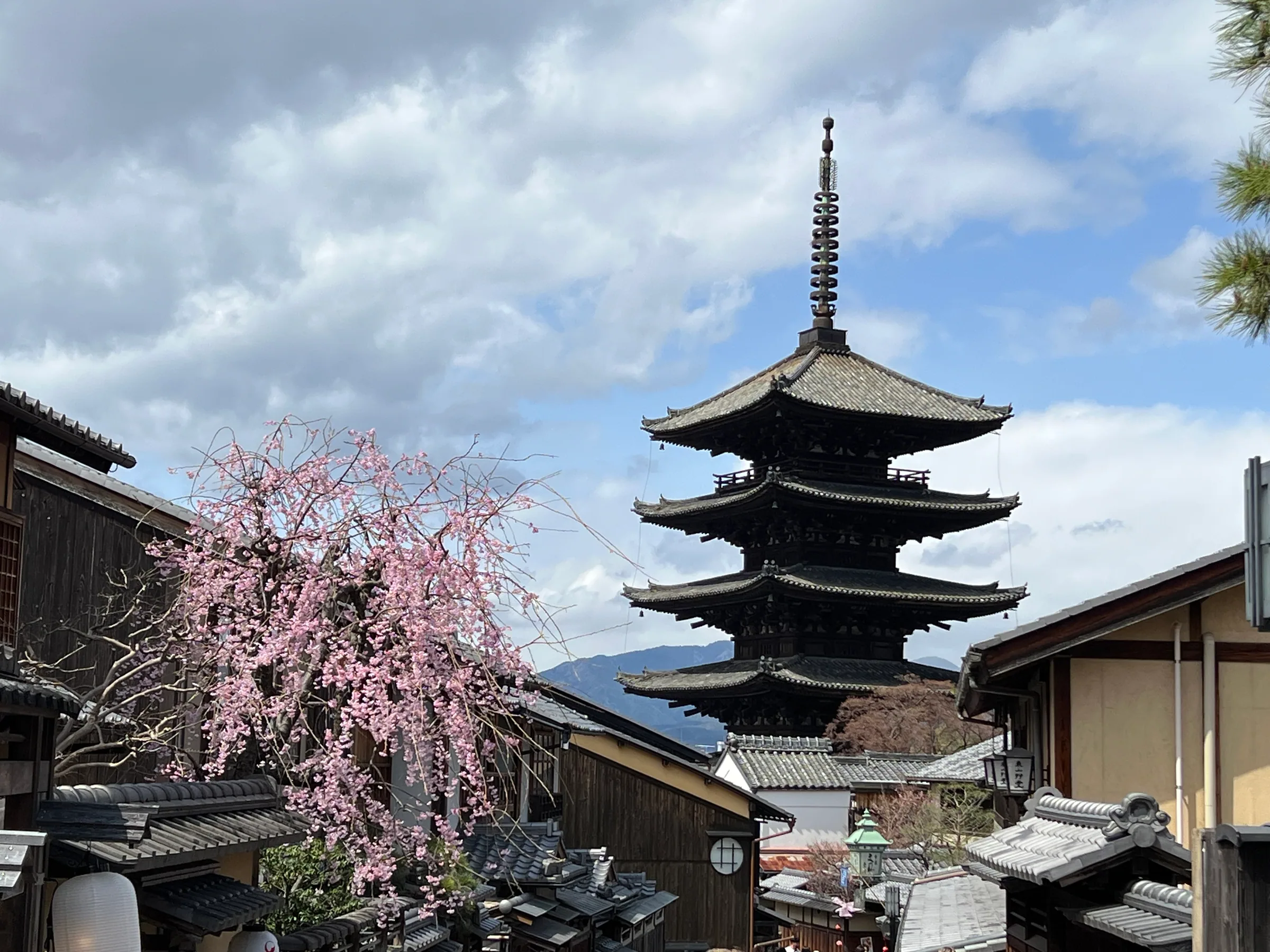 二年坂、三年坂附近的法观寺五重塔