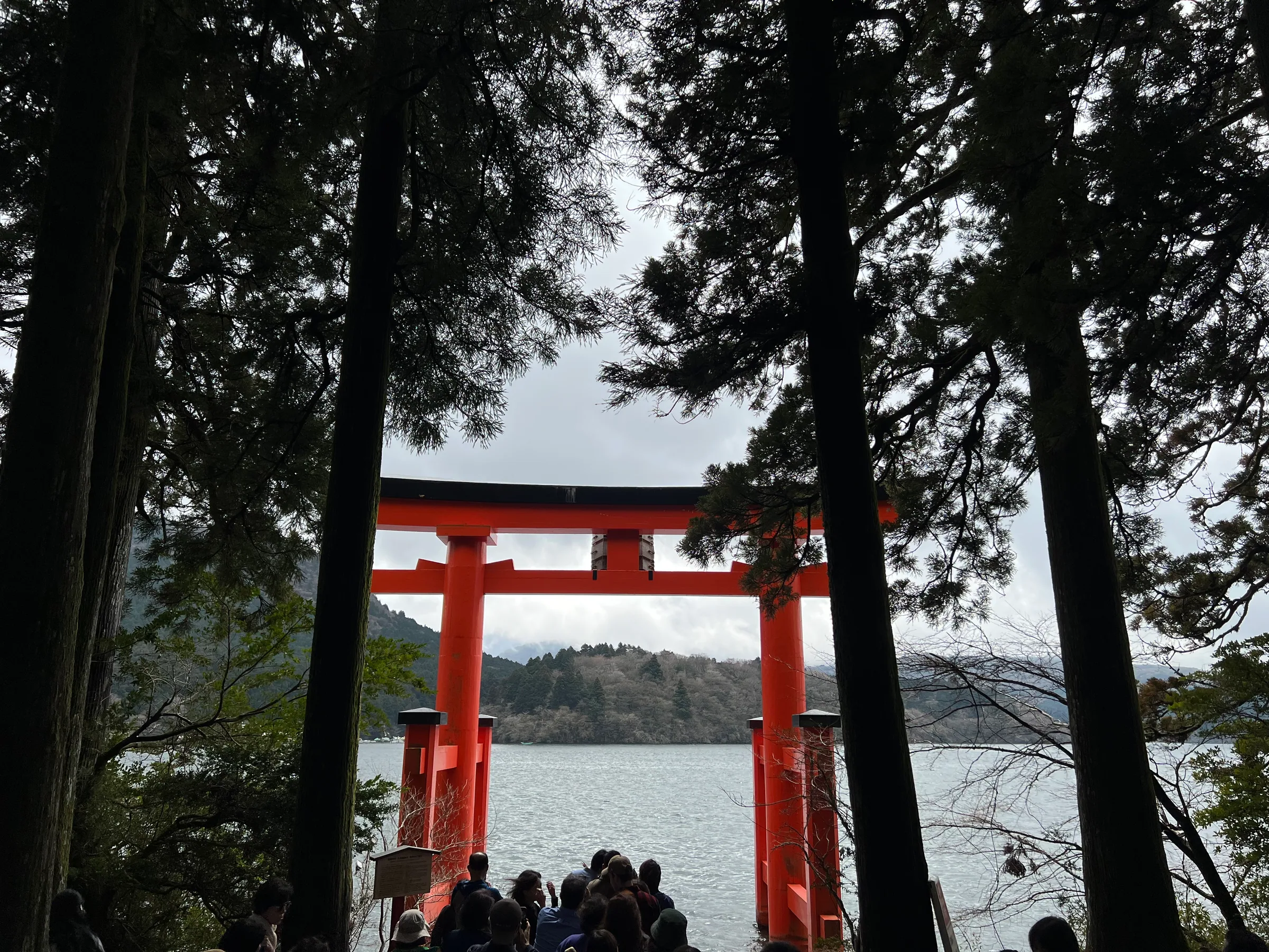 箱根神社的水上鸟居