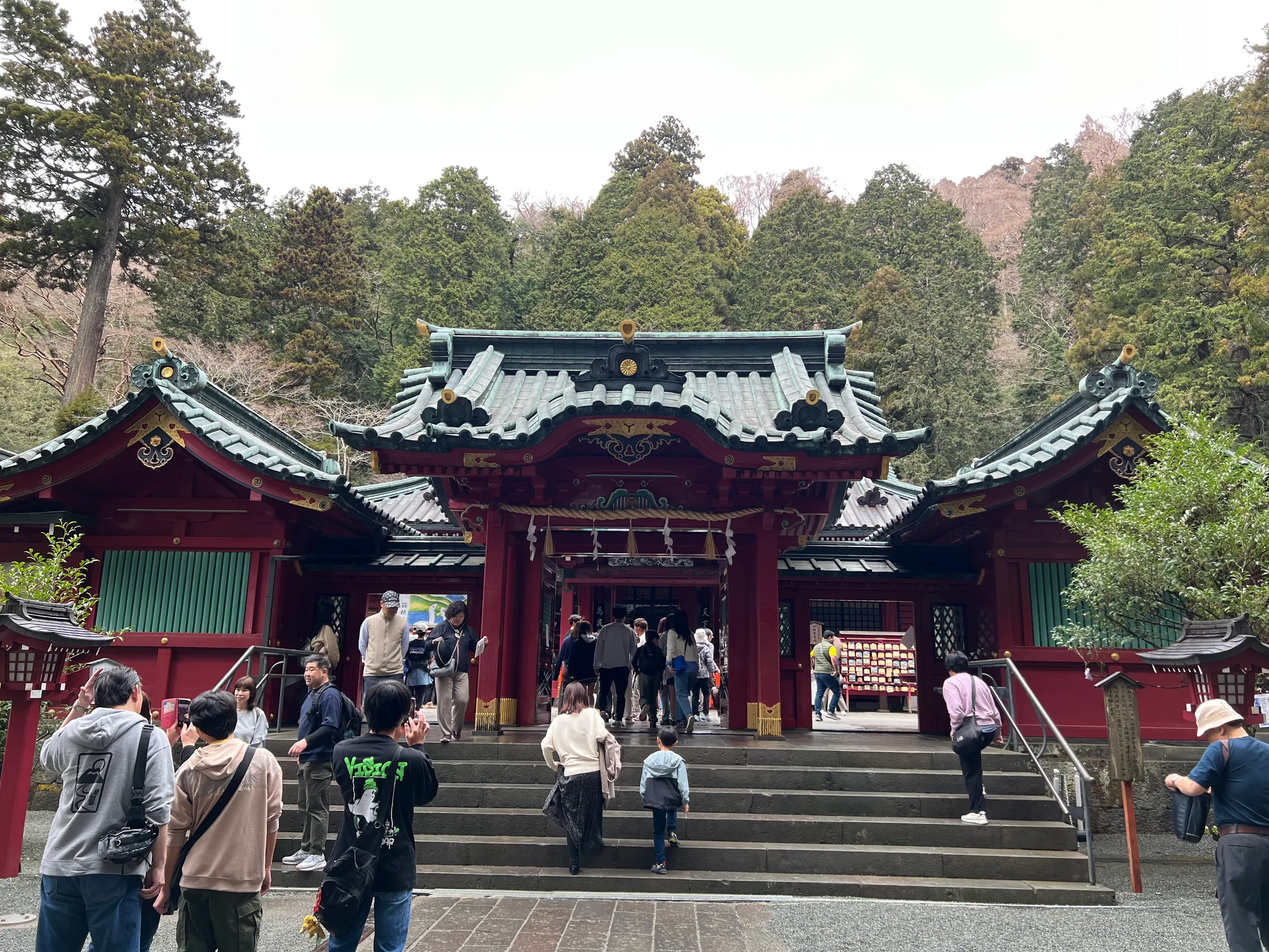 箱根神社山上的景色