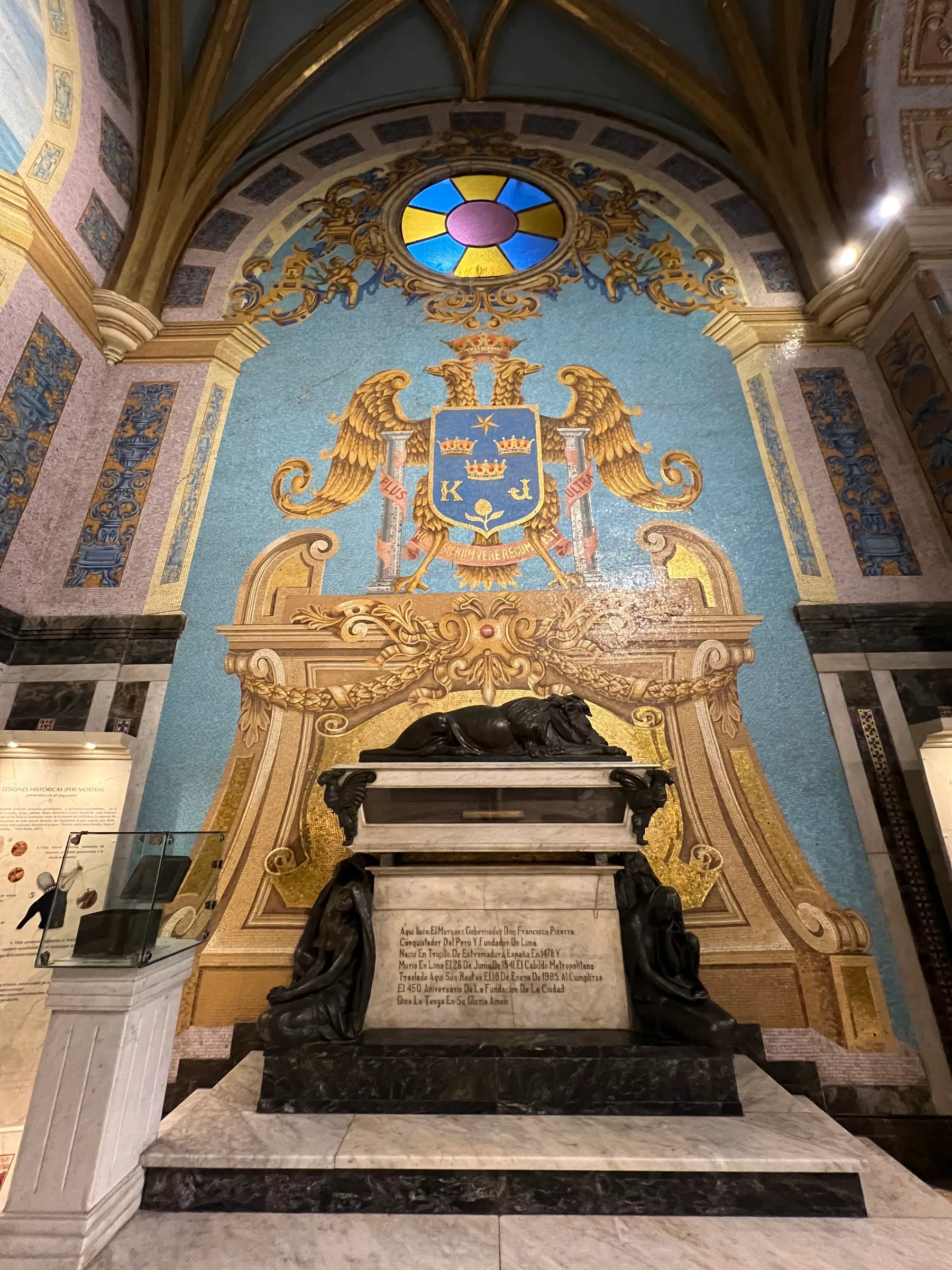 Inside the Cathedral of Lima