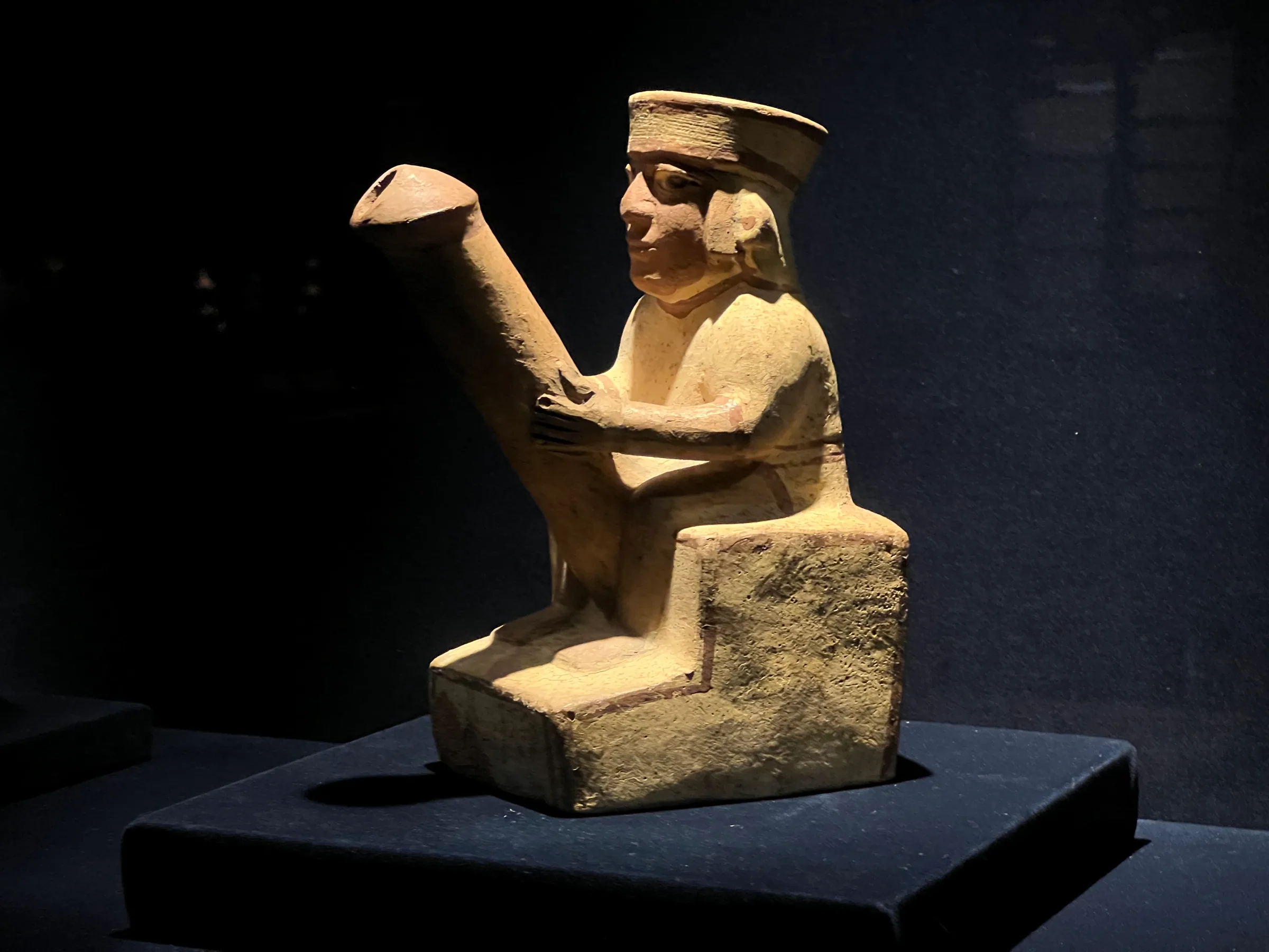 Ancient ceramics displayed in the Checan Erotic Gallery